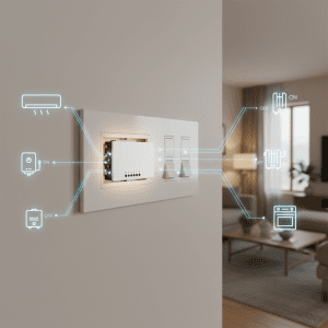LPF 4 Switch (16A – Relay) – Four-Load Heavy Appliance Smart Retrofit Switch