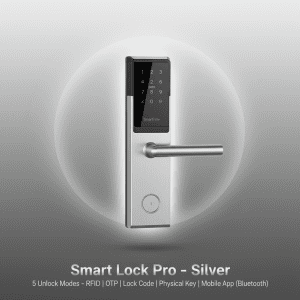 Nexx Smart Lock Pro-Silver | 5-in-1 Keyless Door Lock