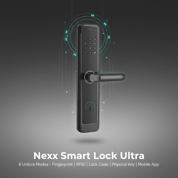 Nexx Smart Lock Ultra – 6-in-1 Keyless Entry Smart Door Lock - Golden ...