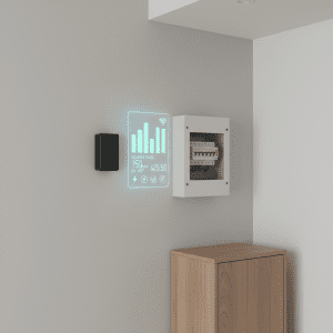 Smart Single-Phase Energy Meter 30A – Real-Time Energy Monitoring with Monthly Target & Alerts