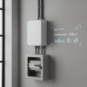 Smart Single-Phase Power Module 30A – Control & Energy Monitoring in PVC Box