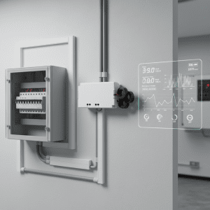 Smart Three-Phase Energy Meter 30A (Each Phase) – Real-Time Monitoring with Remote On/Off Control
