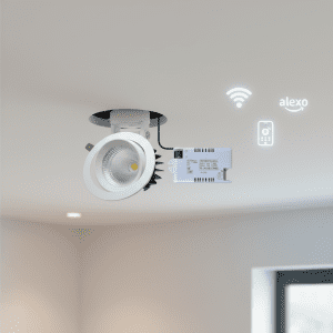 Smart Tiltable COB Light (18W) – Smart CCT Tiltable Downlight